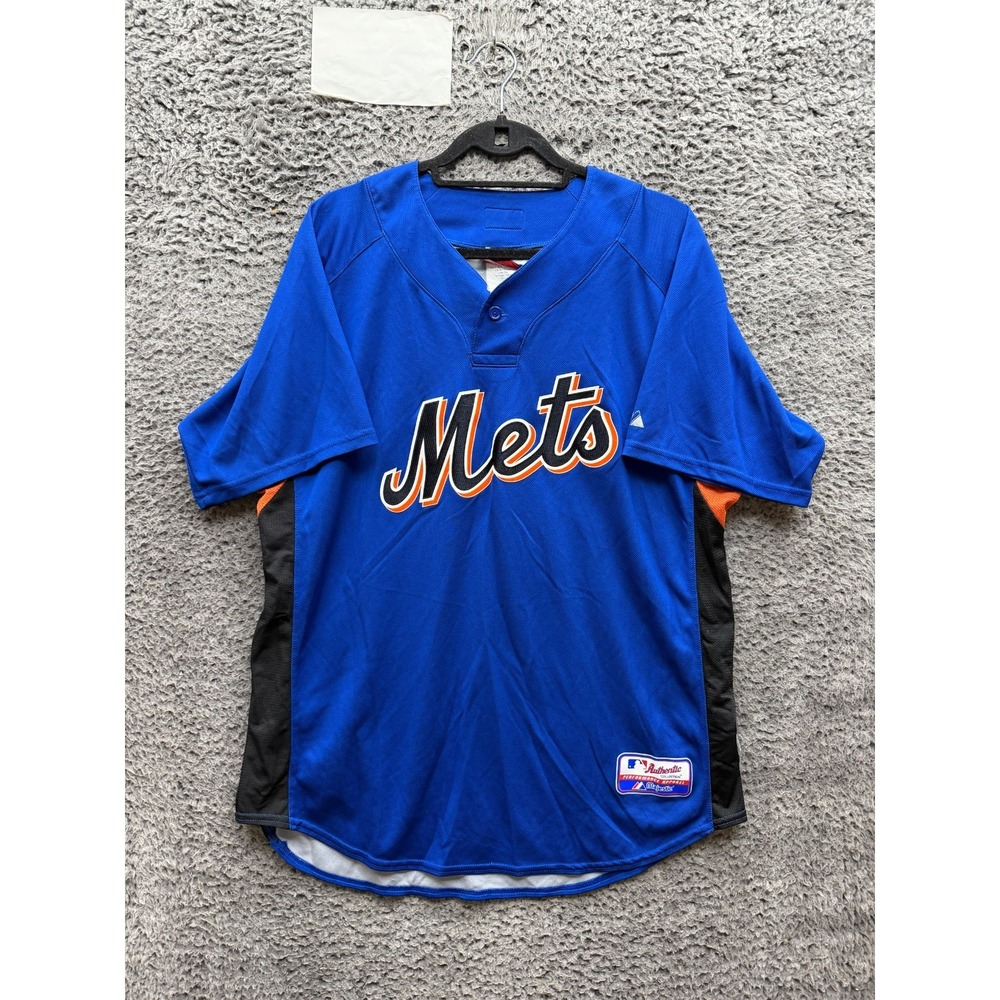 Majestic Athletic New York Mets #7 Jose Reyes MLB Batting Practice Jersey L/XL